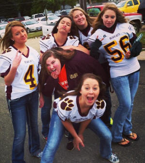 Some of the Junior Girls on Homecoming