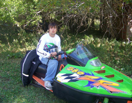 Me with my snowmobile
