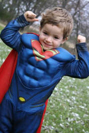 Asher is Superman!