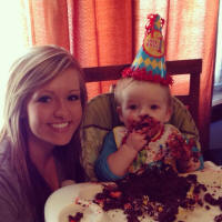 Easton's first birthday cake!