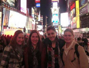 Kylie, Daisy, Hallie and I in New York