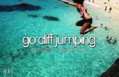 go cliff jumping
