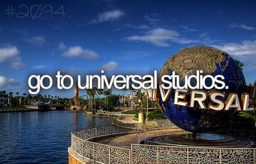 go to universal studios